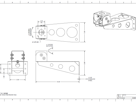 Swivel Wall Bracket- Long Fashion