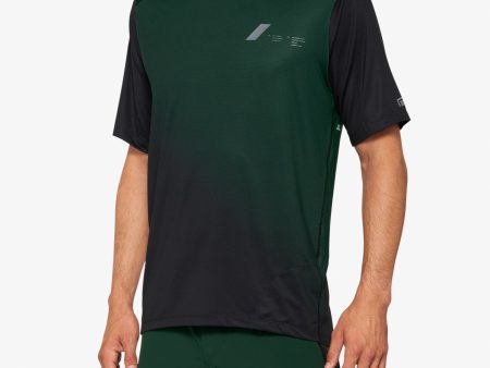 CELIUM Short Sleeve Jersey Forest Green Black Discount