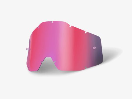 RACECRAFT ACCURI STRATA - Replacement Lens - Pink Mirror Smoke on Sale