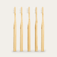 Bamboo Toothbrushes - Pack of 5 Supply