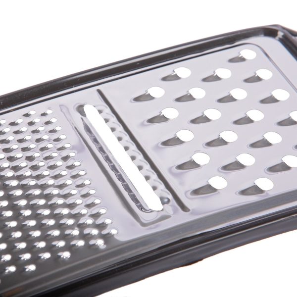 24cm x 10.5cm 3-in-1 Stainless Steel Flat Grater - By Ashley Cheap