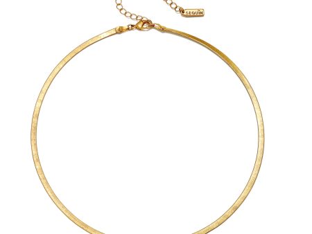 Evie Herringbone Chain Necklace For Cheap