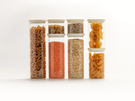 Glass Pantry Storage Jars Oat Milk | Seconds on Sale