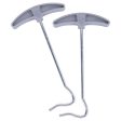 24cm Steel Tent Peg Extractors - Pack of Two - By Redwood Cheap