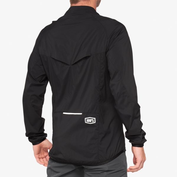 CORRIDOR Stretch Windbreaker Black Online Sale