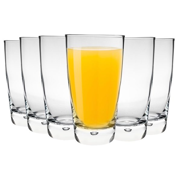 450ml Luna Highball Glasses - Pack of Six - By Bormioli Rocco Fashion