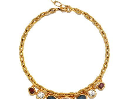 Adele Statement Gem Necklace Online Hot Sale