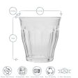 250ml Picardie Water Glasses - Pack of Six - By Duralex Online Sale