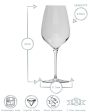 430ml Inalto Tre Sensi White Wine Glasses - Pack of Six - By Bormioli Rocco Hot on Sale