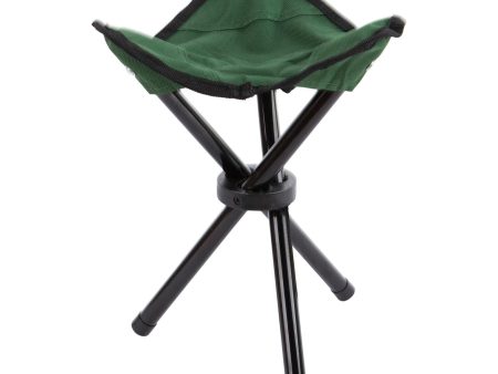 Green Foldaway Canvas Camping Stool - By Redwood Online Hot Sale