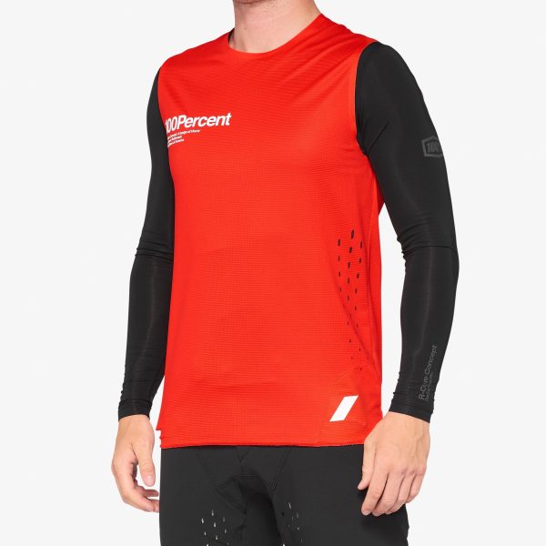 R-CORE CONCEPT Sleeveless Jersey Red Discount