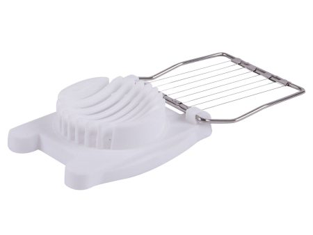 White Plastic Egg Slicer - By Ashley Discount