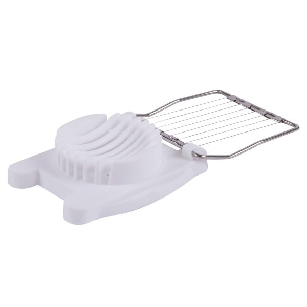 White Plastic Egg Slicer - By Ashley Discount