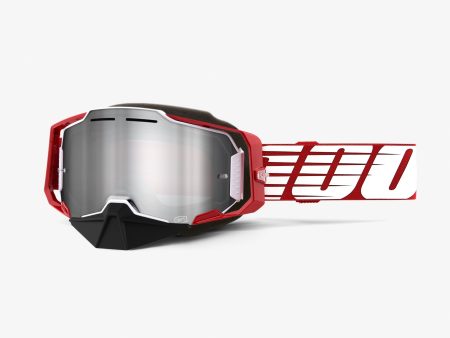 ARMEGA® SNOWMOBILE Goggle Oversized Deep Red Online now