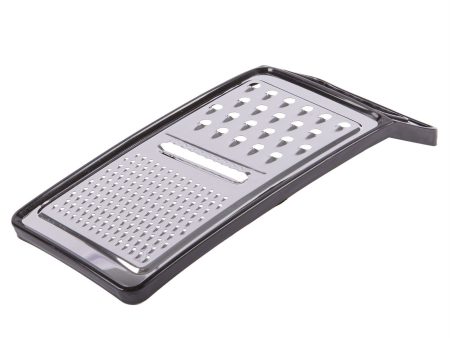 24cm x 10.5cm 3-in-1 Stainless Steel Flat Grater - By Ashley Cheap