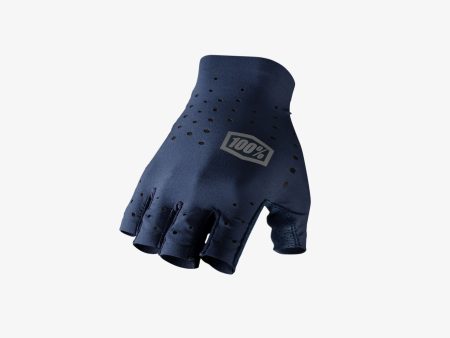 SLING Bike Short Finger Gloves Navy For Discount