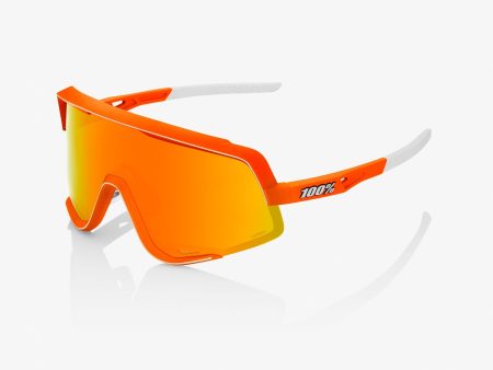 GLENDALE - Soft Tact Neon Orange - HiPER Red Multilayer Mirror Lens For Sale