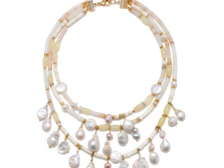 Sunrise Beachcomber Statement Necklace For Discount