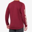 AIRMATIC Long Sleeve Jersey Merlot on Sale