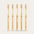 Bamboo Toothbrushes - Pack of 5 Supply