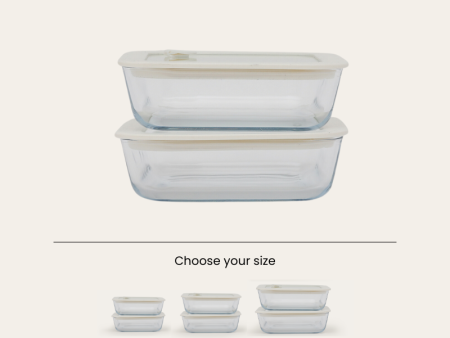 Glass Food Containers | Square 2pk Online