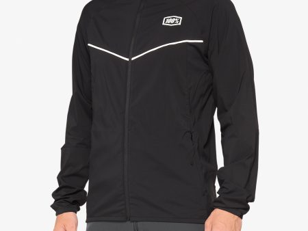 CORRIDOR Stretch Windbreaker Black Online Sale