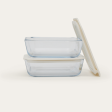 Glass Food Containers | Square 2pk Online