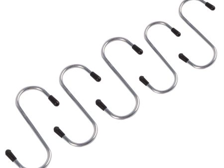 65mm Heavy-Duty Iron S-Hooks - Pack of Five - By Ashley For Cheap