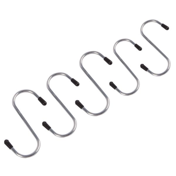 65mm Heavy-Duty Iron S-Hooks - Pack of Five - By Ashley For Cheap