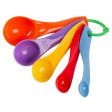 5pc Multicolour Polypropylene Measuring Spoon Set - By Ashley For Cheap