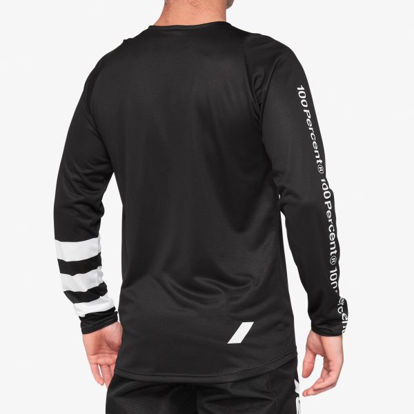 R-CORE Long Sleeve Jersey Black White Online