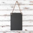 20cm x 30cm Slate Hanging Notice Chalk Board - By Nicola Spring Cheap