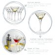 245ml Ypsilon Martini Cocktail Glasses - Pack of Six - By Bormioli Rocco Supply