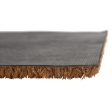 120cm x 40cm Grey Border Coir Double Door Mat - By Nicola Spring Supply