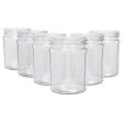 380ml Glass Jam Jars - Pack of 6 - By Argon Tableware Online Sale