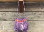 Purse - woven w ribbon Fashion