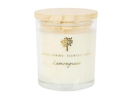 130g Lemongrass Scented Soy Wax Candle - By Nicola Spring Fashion