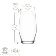 12pc Ella Tumbler & Highball Glasses Set - By LAV Cheap