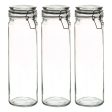 2L Classic Glass Storage Jars - Pack of 3 - By Argon Tableware Supply