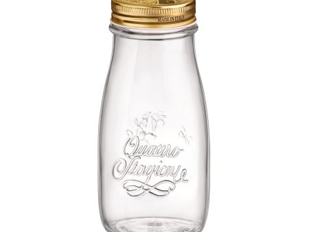 400ml Quattro Stagioni Glass Bottle with Screw Top Lid - By Bormioli Rocco Online