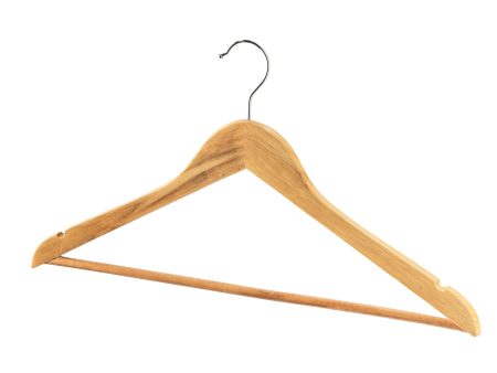 Wooden Coat Hanger - By Harbour Housewares Fashion