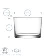 240ml Bodega Whisky Glasses - Pack of Six - By LAV Online now