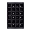 24pc Black Plastic Seed Starting Trays Set - Pack of Three - By Green Blade Sale