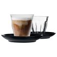 200ml Picardie Glass Coffee Cups & Saucers - Pack of Six - By Duralex Hot on Sale