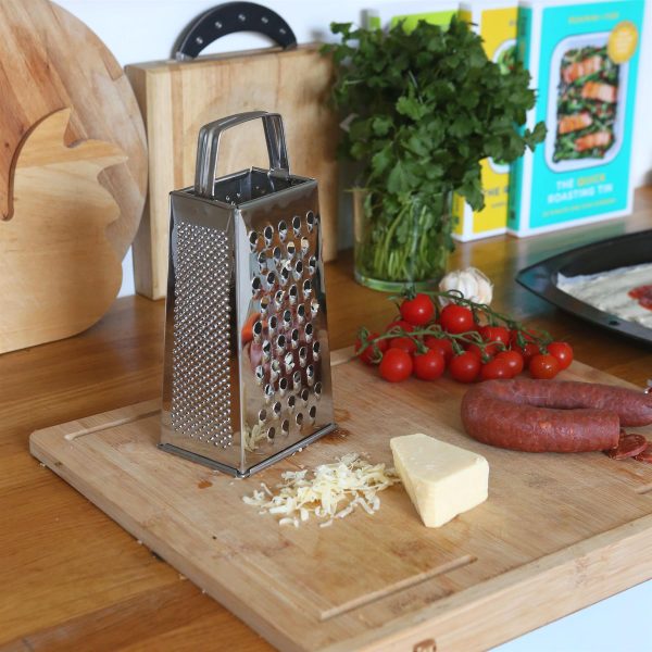 Stainless Steel Box Grater - By Argon Tableware Online Sale