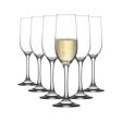 215ml Fame Champagne Flutes Set - Pack of Six - By LAV Online Sale