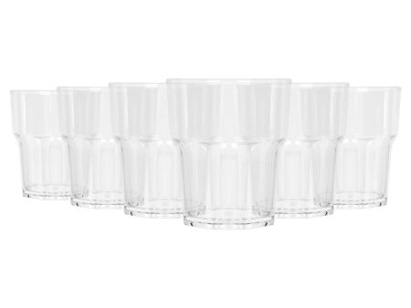 260ml Reusable Plastic Tumblers - Pack of 6 - By Argon Tableware Online Hot Sale