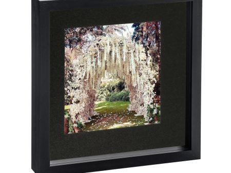 10  x 10  Black 3D Box Photo Frame with 6  x 6  Mount - by Nicola Spring Discount