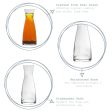 1.1L Ypsilon Glass Carafe - By Bormioli Rocco Online Sale