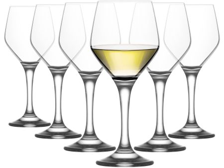 260ml Ella White Wine Glasses - Pack of Six - By LAV For Discount